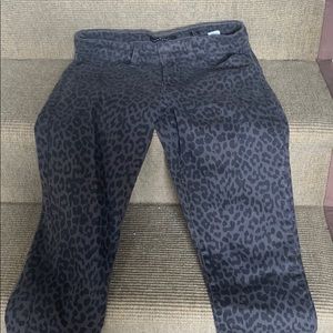 Never worn cheetah print jeans